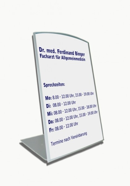 Tischaufsteller | System Zenit | 15 cm x 15 cm Tischaufsteller | System Zenit | 15 cm x 15 cm